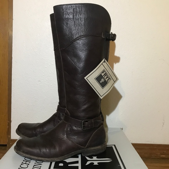 Frye Phillip Leather Riding Boot - Women's 8 1/2 - Picture 1 of 3
